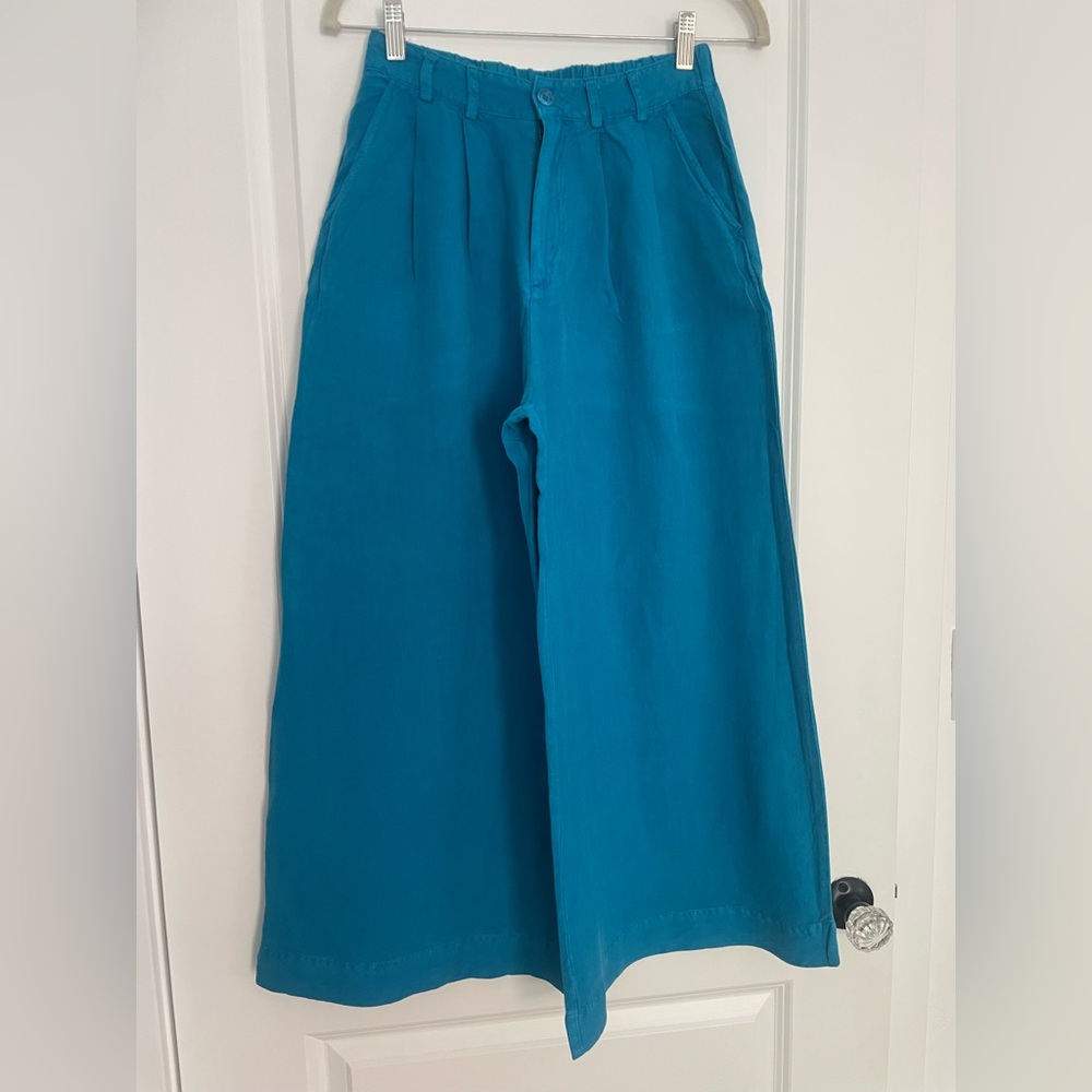 Young Fabulous & Broke Teal Wide Leg Pants